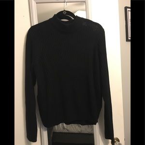 H&M Divided Black Turtle Neck - Large